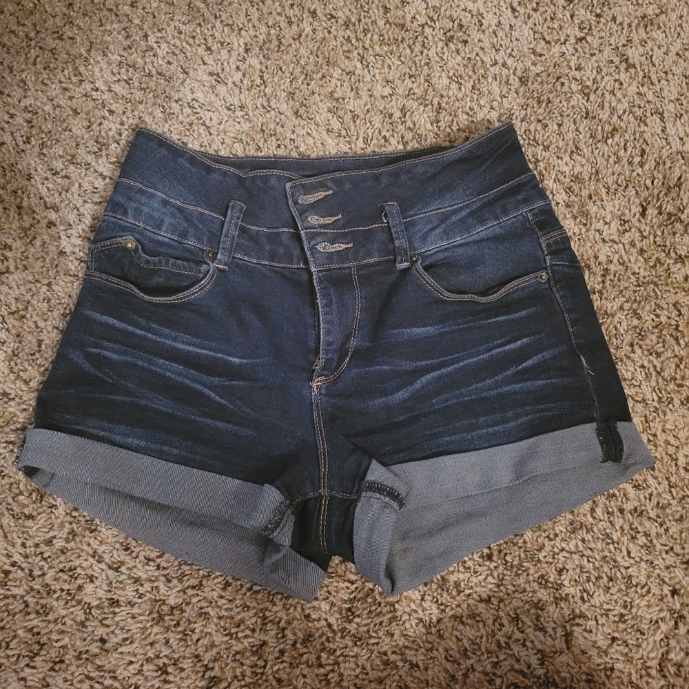 High waisted Jean shorts